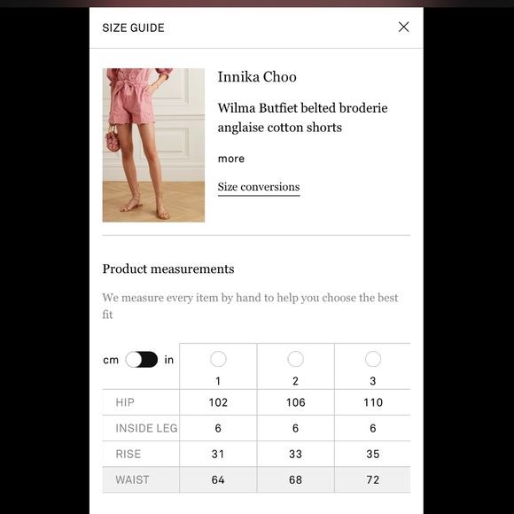 Innika Choo Scalloped High Waisted Eyelet Shorts - Picture 10 of 10